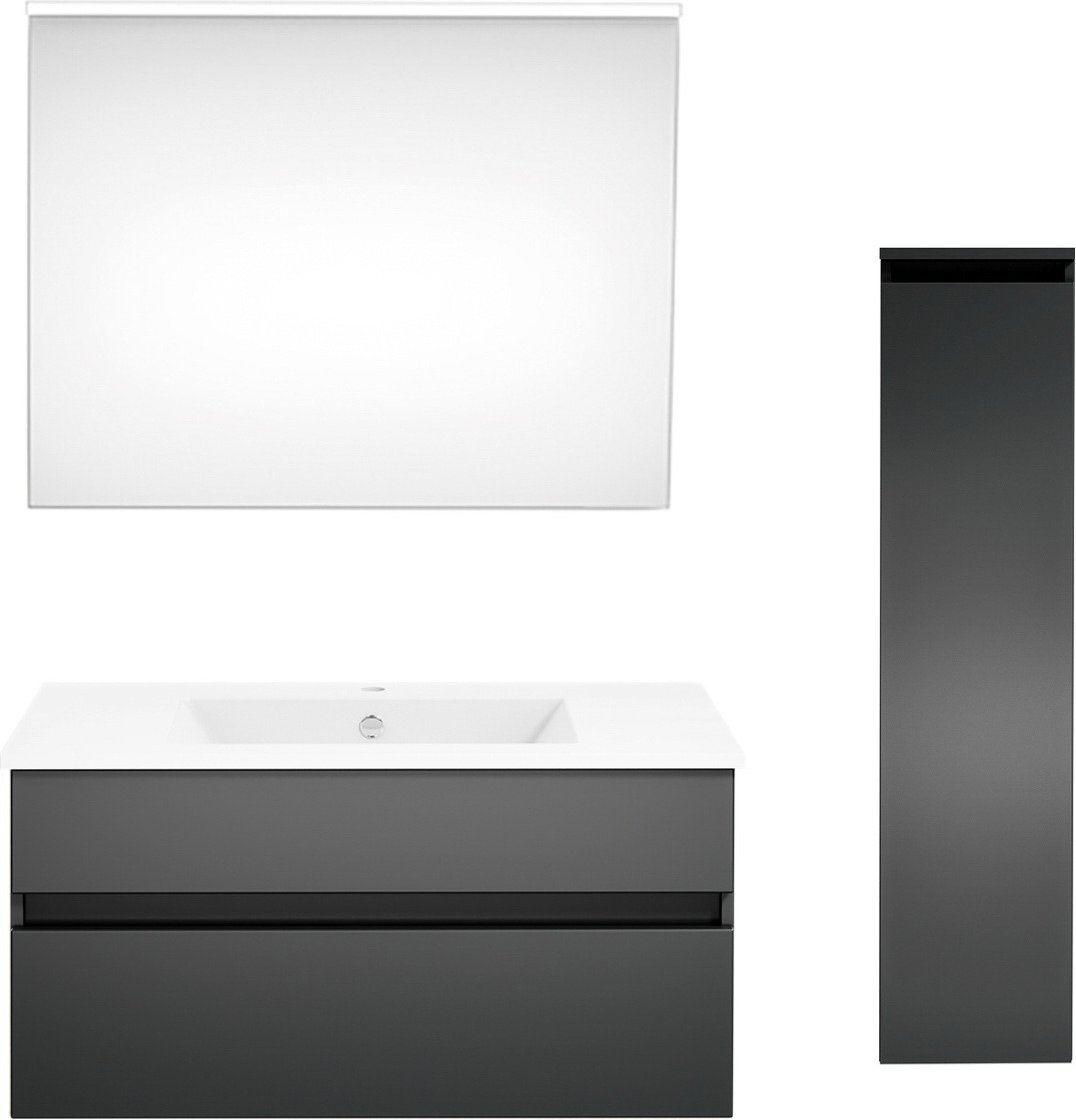 Puris Badkombination GET2YOU 21, Holznachbildung