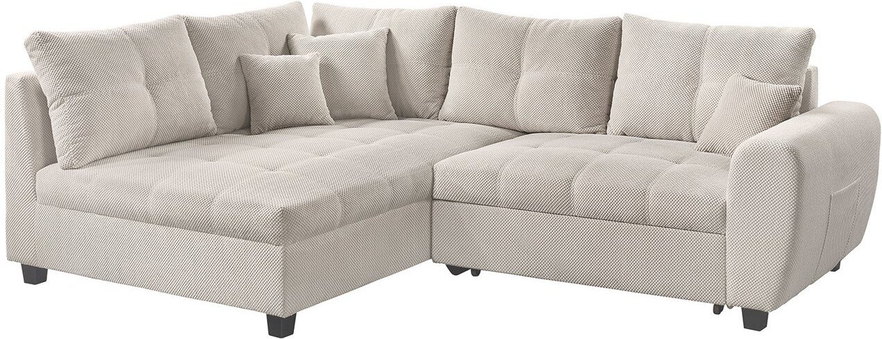 Thumbnail - Z2 Ecksofa BELLUNO, natur, Webstoff