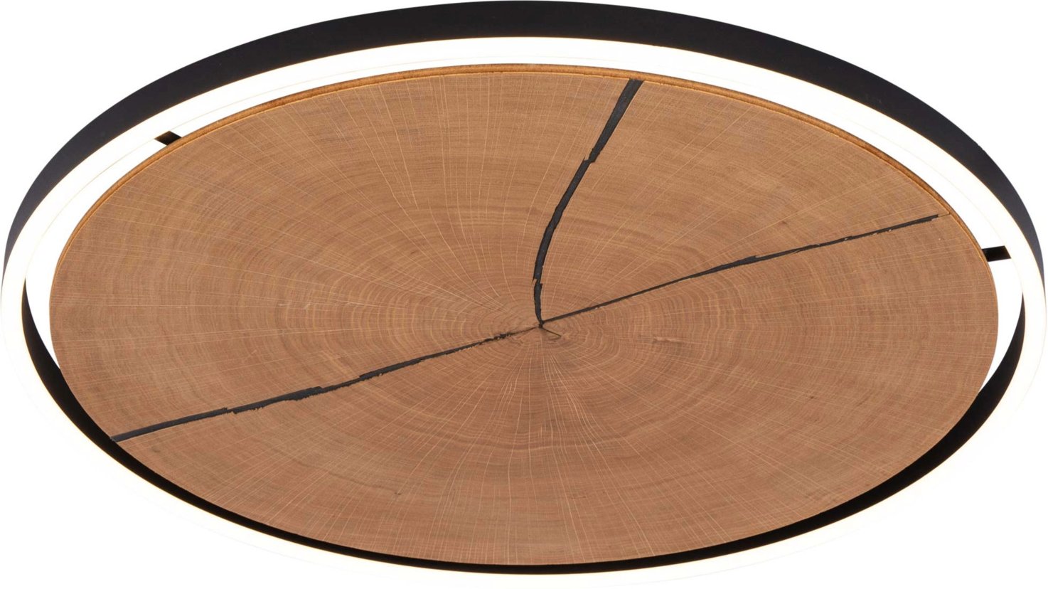 Elobra LED-Deckenleuchte HAVANA M, Holz