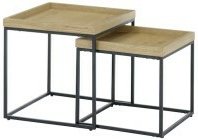 Novel Satztisch (2er) UBEDA, Holzfurnier