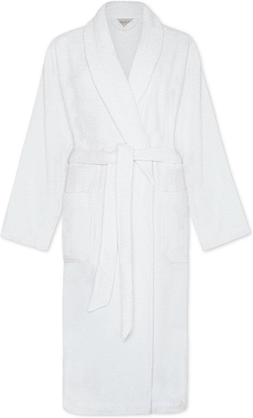 MÖVE Bademantel Schalkragen XS HOMEWEAR BASIC, Baumwolle