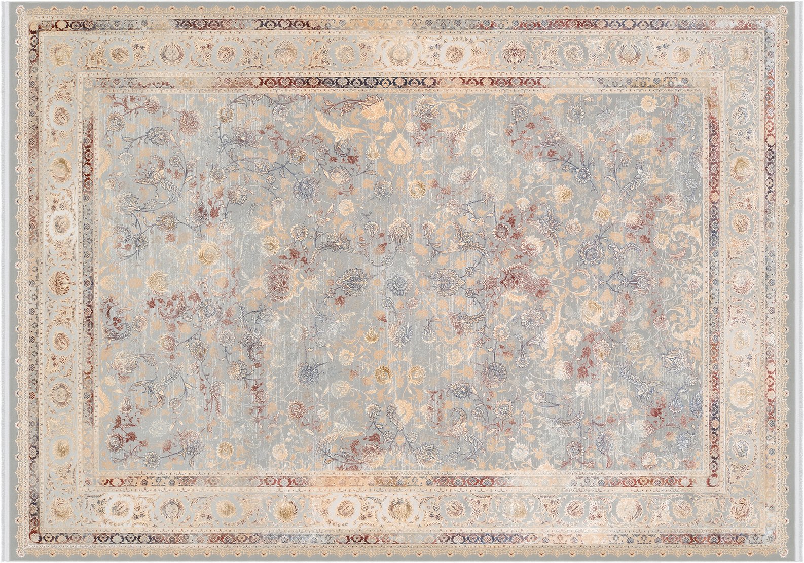 OCI Orient Teppich MYSTIC, grau, Kunstfasern