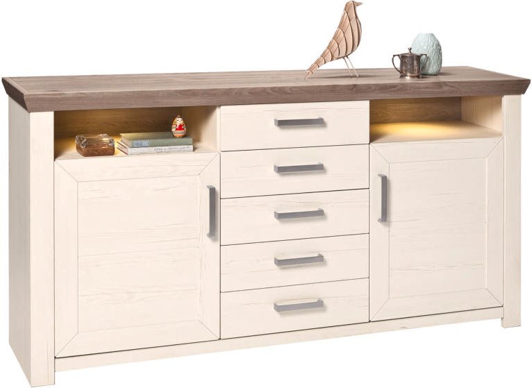 Set one by Musterring Sideboard SET ONE YORK, Holznachbildung