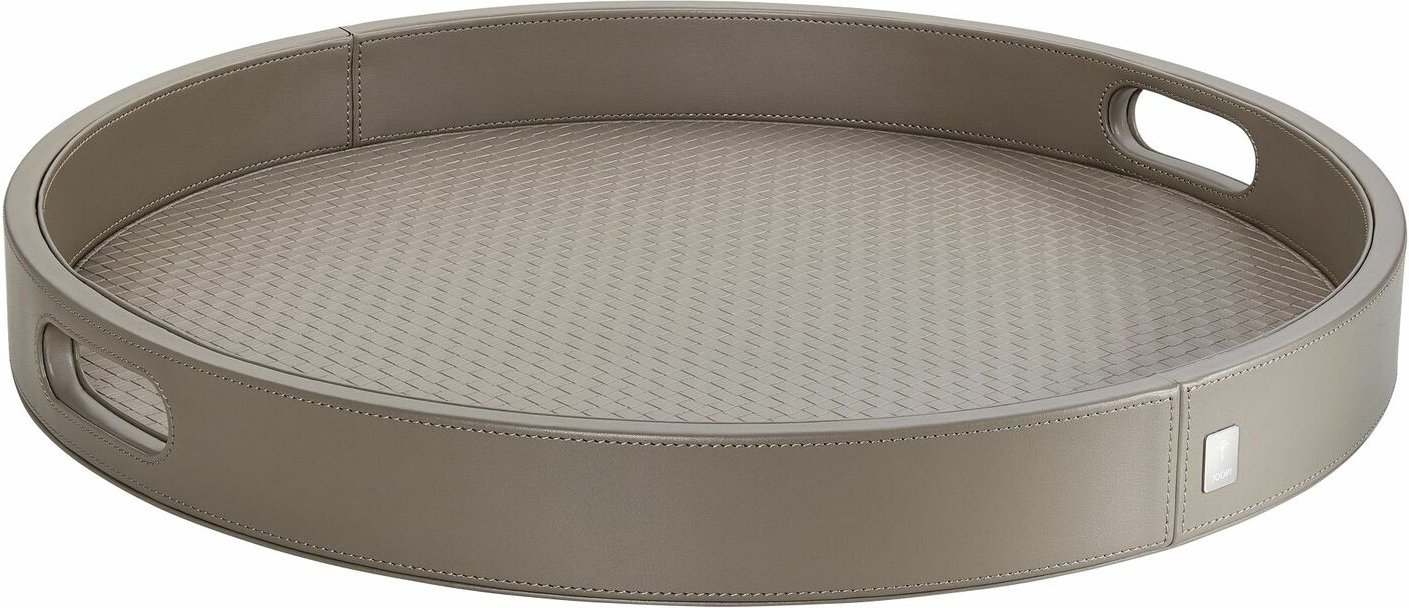 Thumbnail - JOOP! Rundes Tablett groß DINING GLAMOUR, Kunstleder