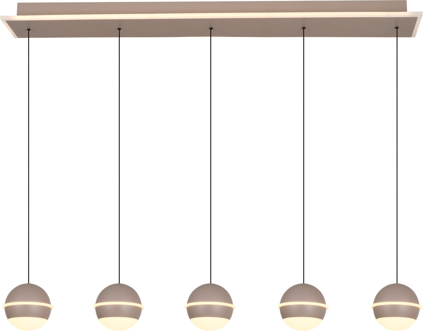 Geeti LED-Pendelleuchte BIARRITZ, Metall