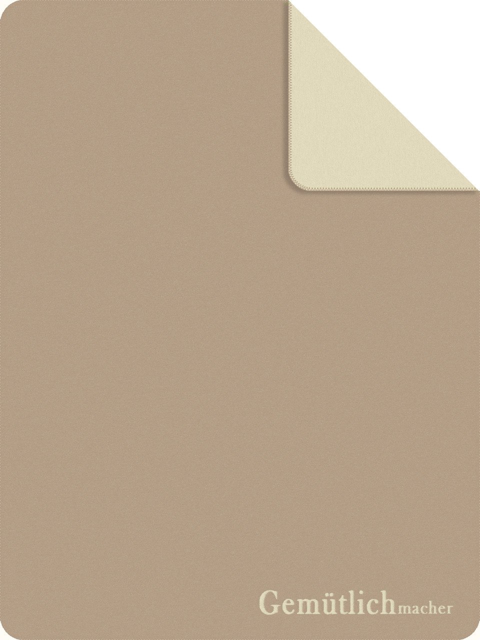 IBENA Jacquard Wohndecke GEMÜTLICHMACHER, Baumwolle