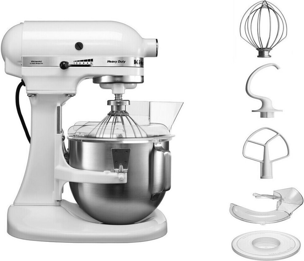 KitchenAid Küchenmaschine 4,8L HEAVY DUTY 5KPM5EWH, Metall
