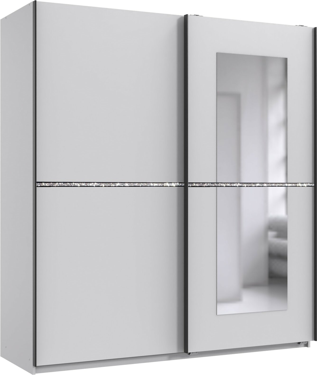 Z2 Schwebetürenschrank 2trg. DUNDEE, Holznachbildung