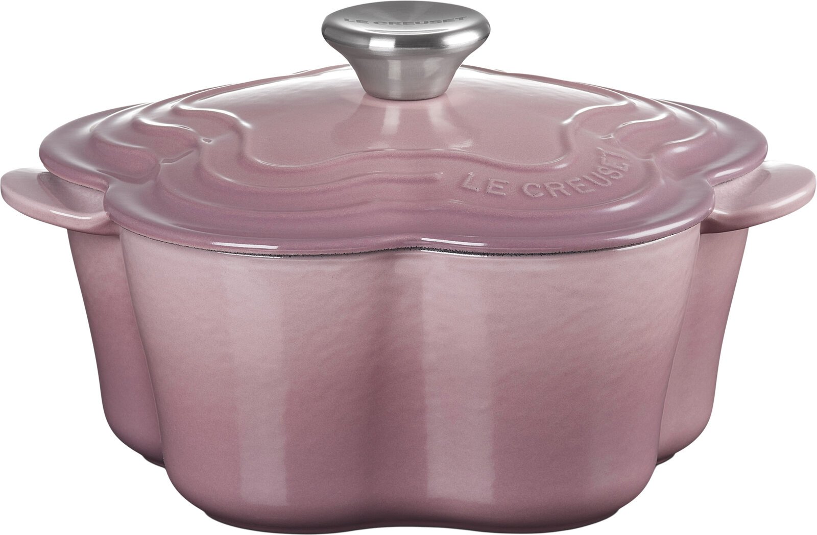 LE CREUSET Blumenbräter 20cm Mauve Pink, Gusseisen