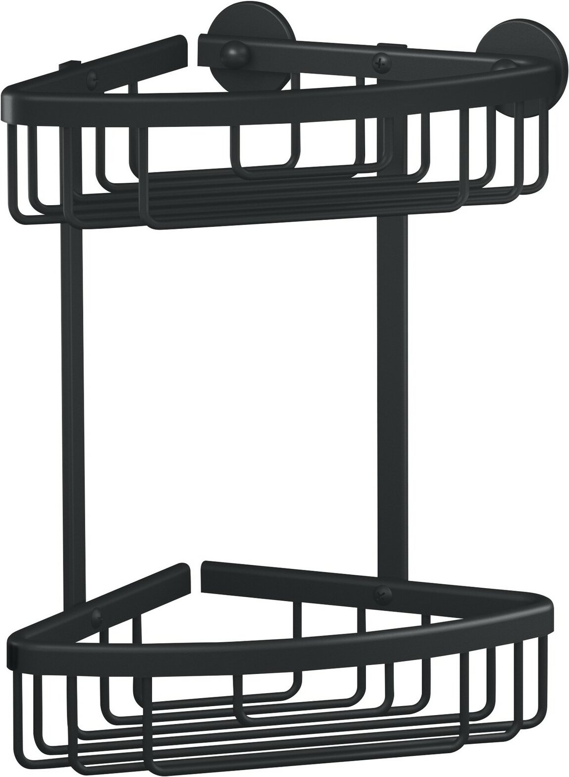 Thumbnail - Tesa Eckduschkorb ALUXX BLACK, Aluminium