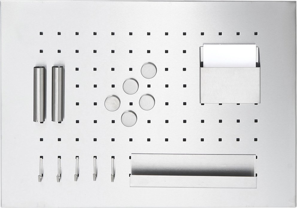 Zeller Present Memoboard mit Utensilien, Edelstahl