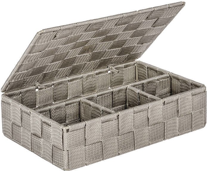 Wenko Badorganizer Adria klein mit Deckel, Polyproplyen