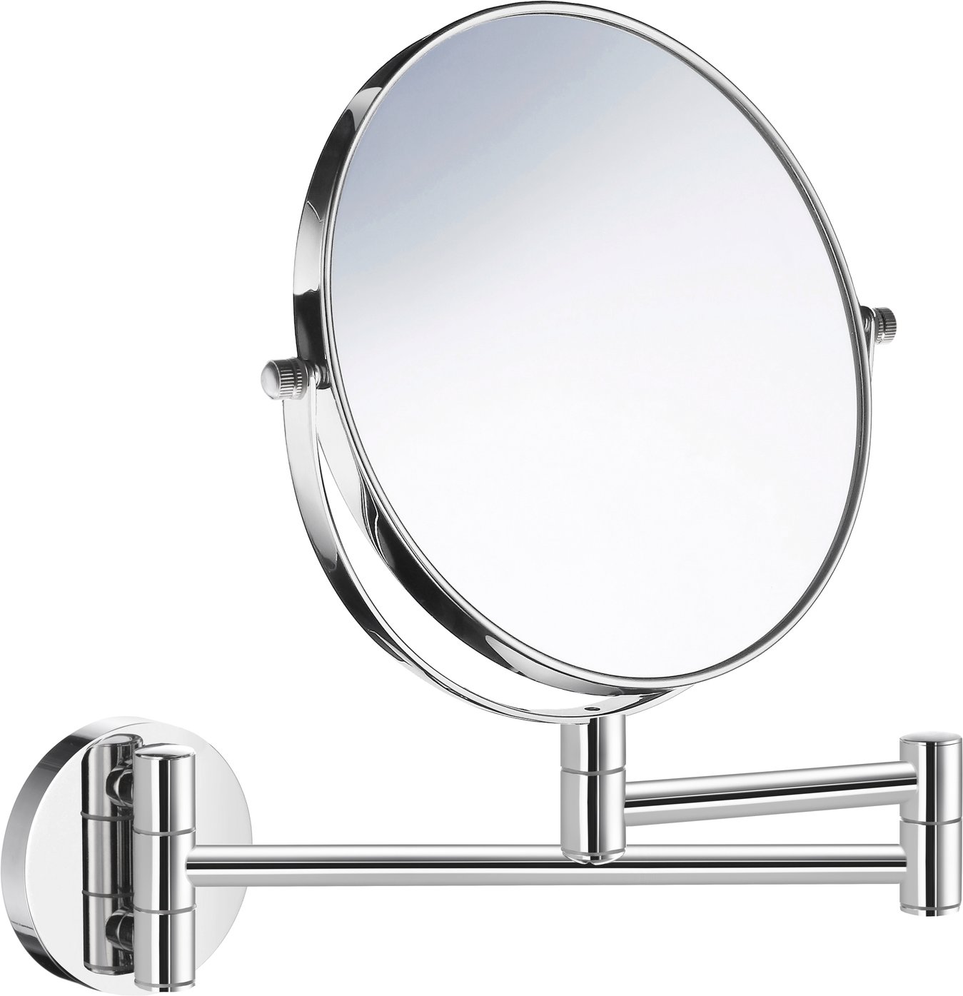 Beslagsboden Wandspiegel, 7-fache Vergrößerung, Edelstahl