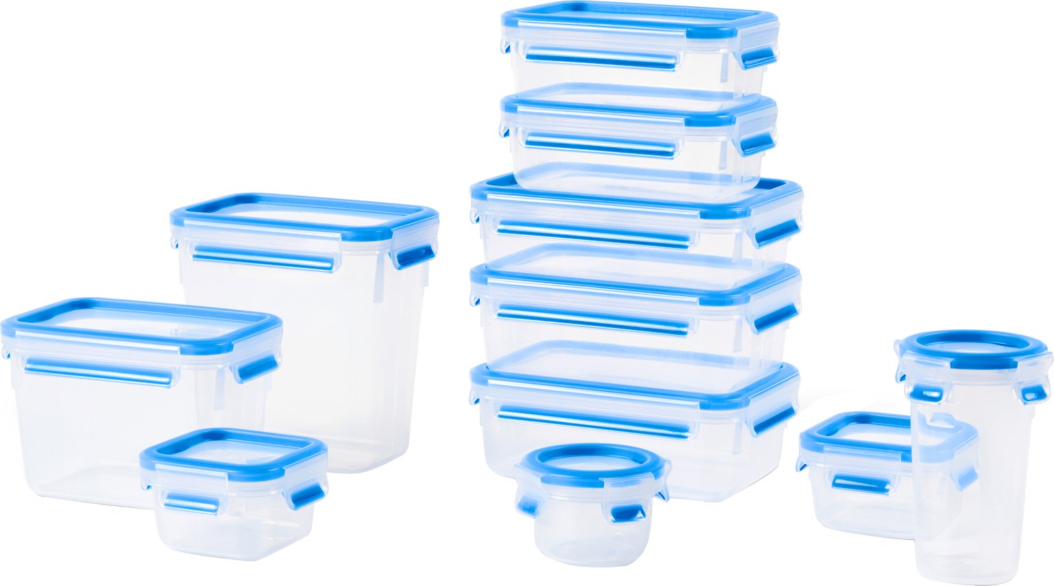 Emsa Frischhaltedosen 11-tlg. CLIP & CLOSE, Kunststoff