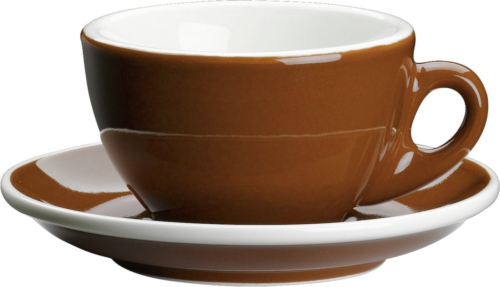 Cilio Cappuccinotasse marone ROMA, Porzellan
