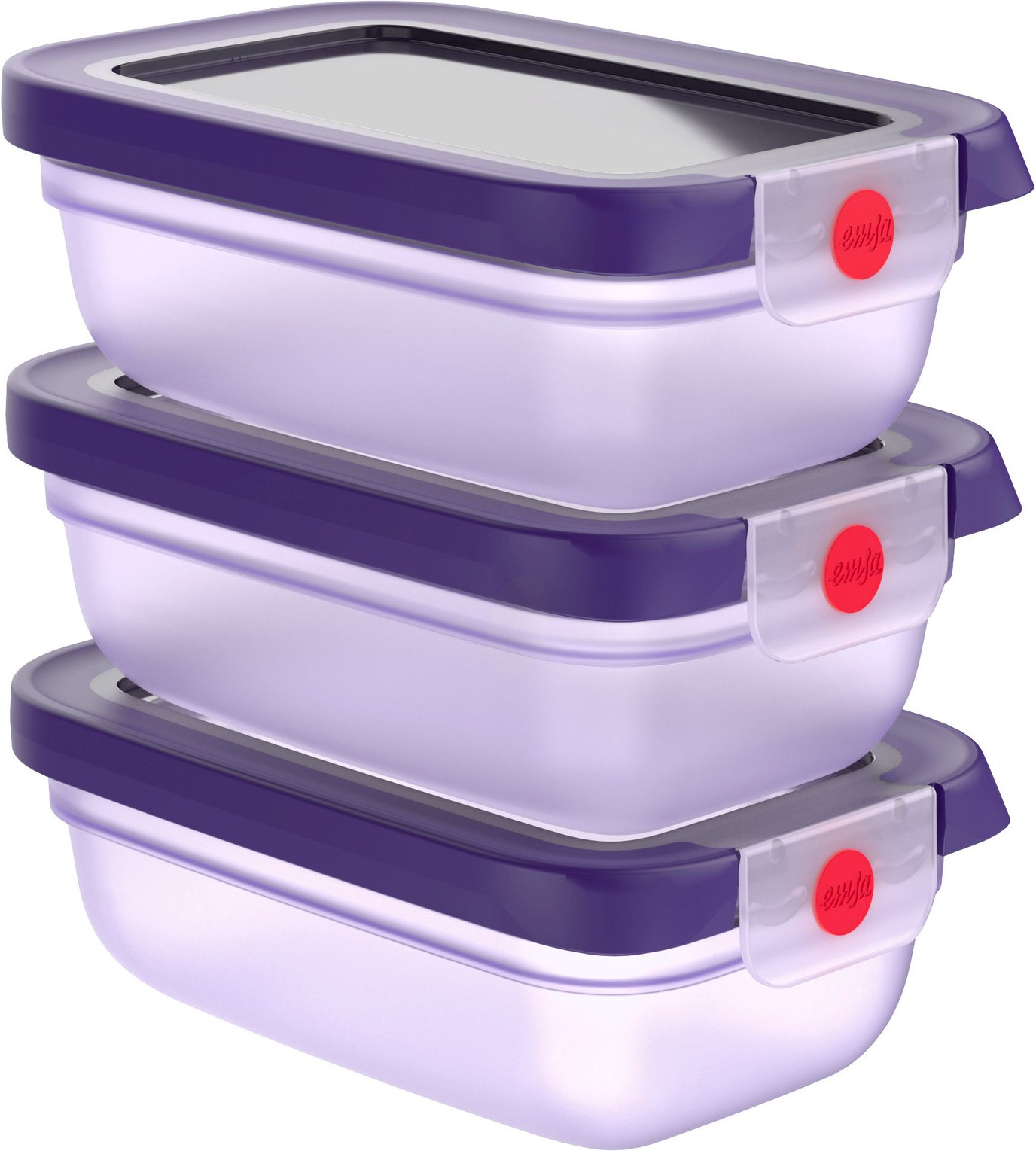 Emsa Frischhaltedosen-Set 3-tlg. ONE CLICK, Kunststoff