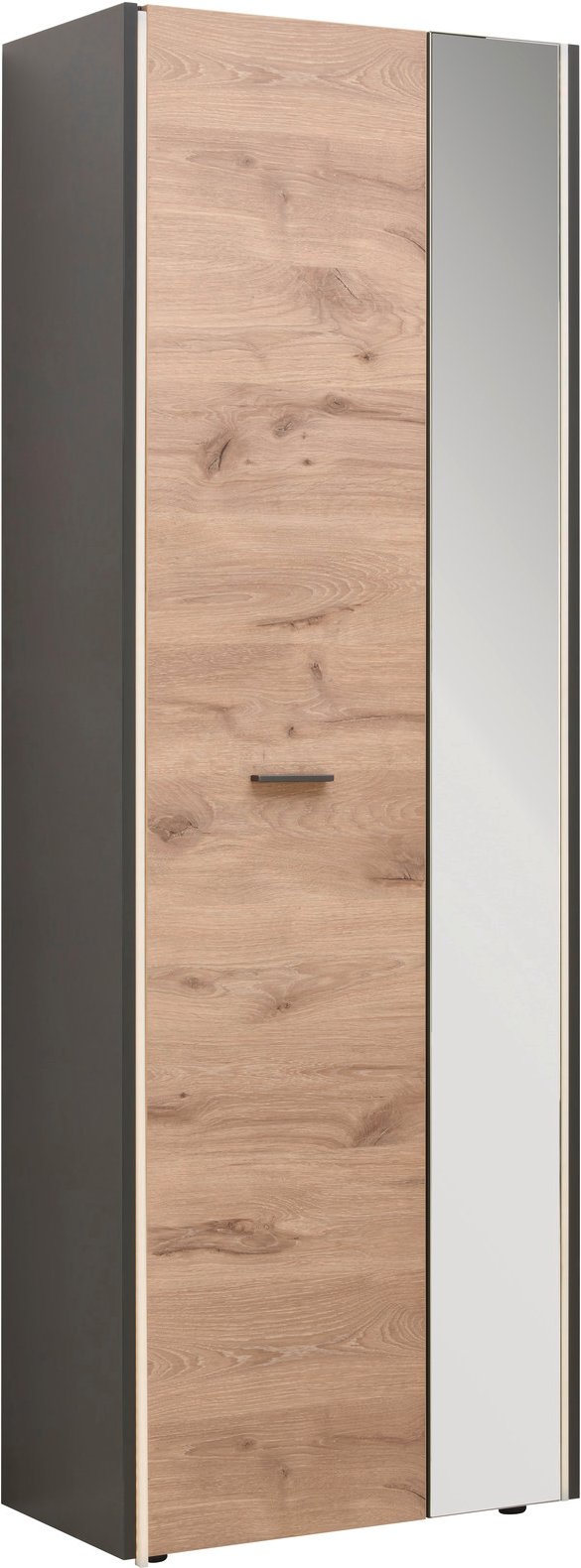 Thumbnail - Voleo Garderobenschrank LIGHT UP, Holznachbildung