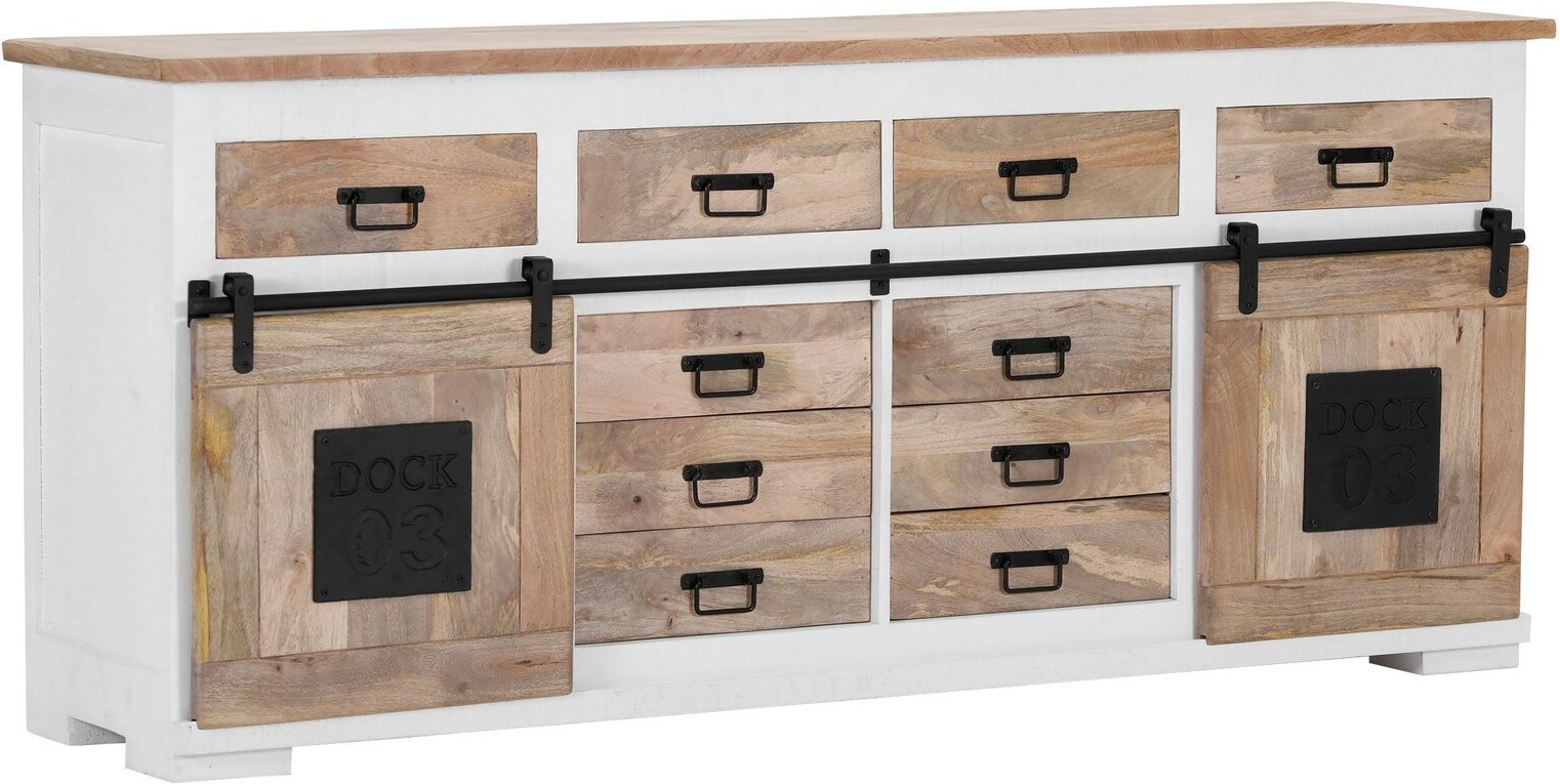 Landscape Sideboard DOCK 03 WE, Massivholz