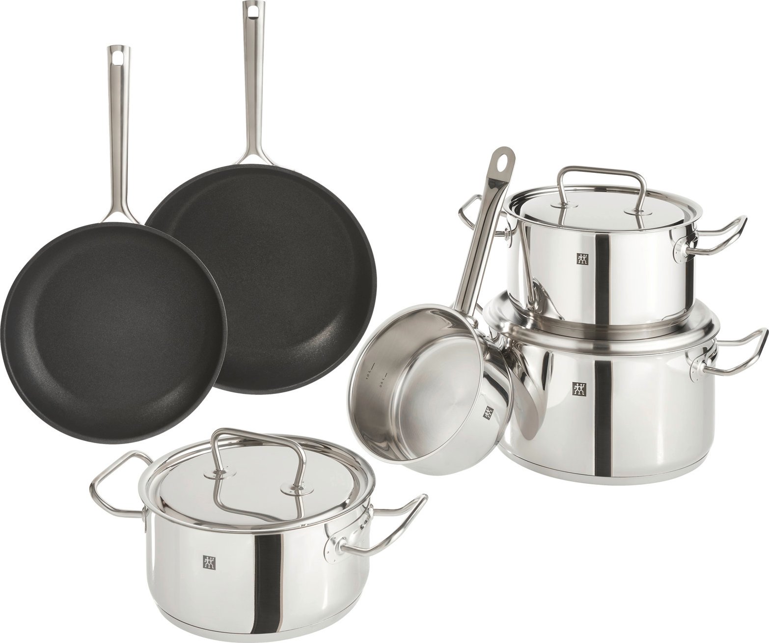 ZWILLING Topfset 6-tlg. TWIN CLASSIC, Edelstahl
