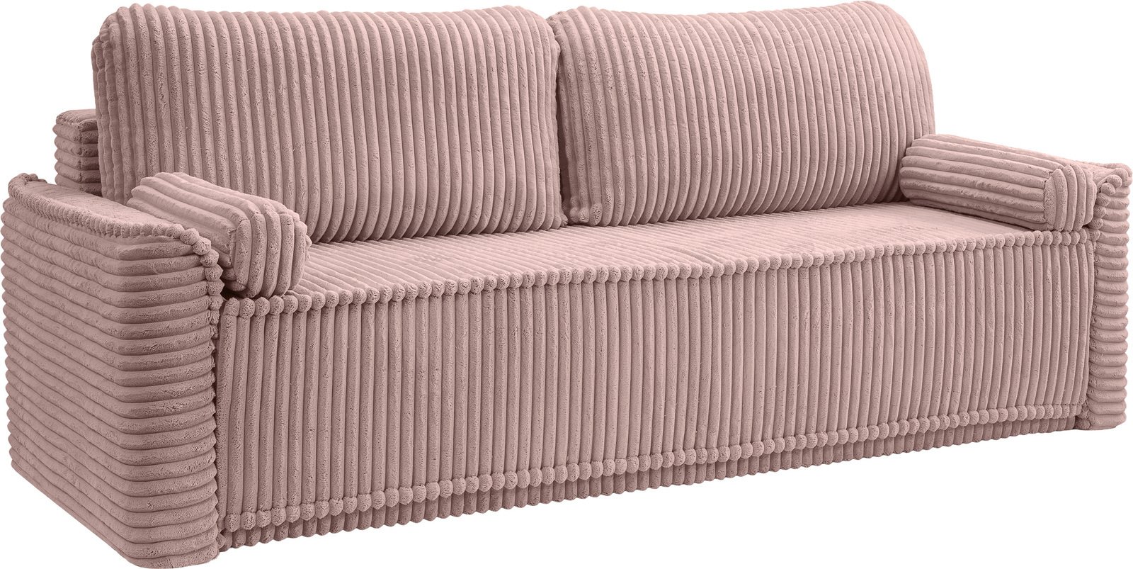 MID.YOU Schlafsofa 3 Sitzer GRUBS, Polyester