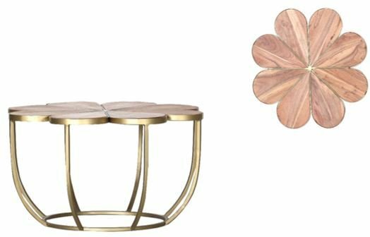 Landscape Beistelltisch BLOOM, Massivholz