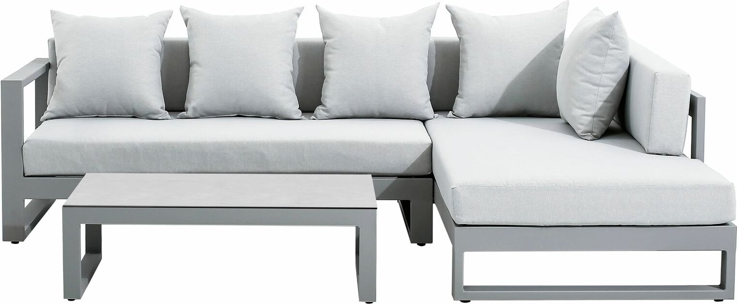 Thumbnail - Amatio Lounge-Set (rechts) WILLIS, Aluminium