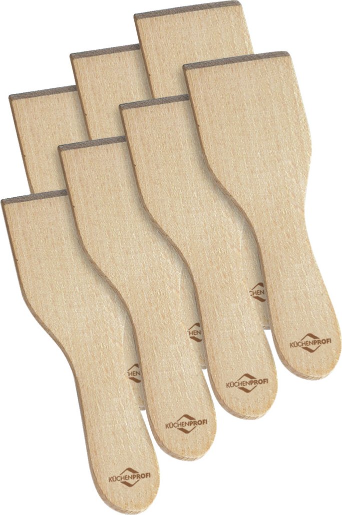 KÜCHENPROFI Raclette-Schaber, 8er Set, Holz