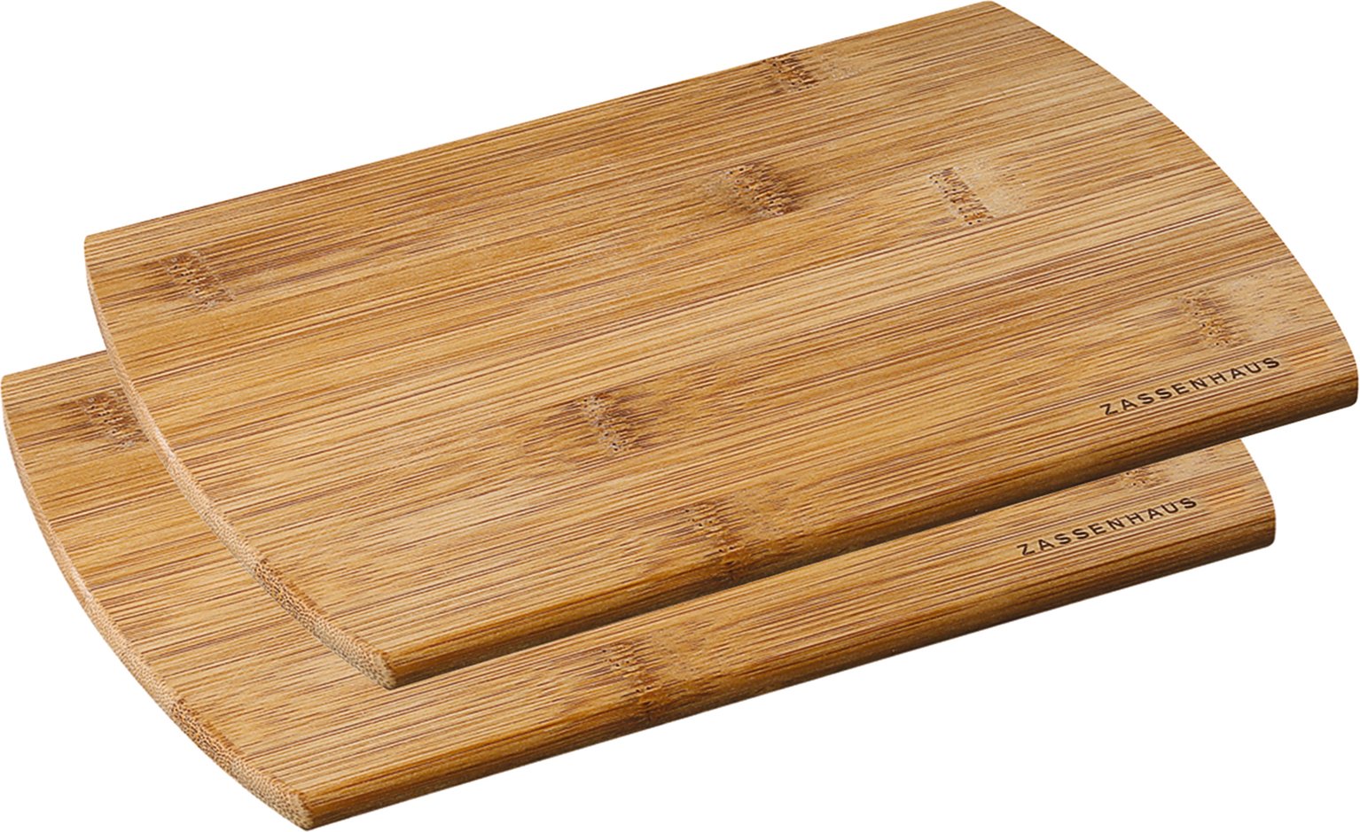 Zassenhaus Frühstücksbretter 2er-Set 22 x 15 cm ECO LINE BAMBUS, Holz