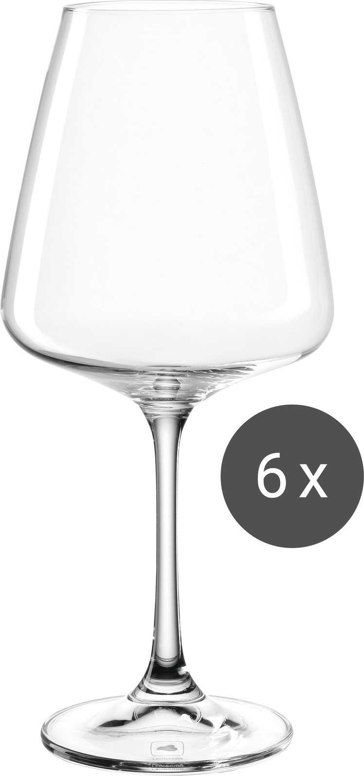Leonardo Weißweinglas 6er-Set PALADINO, Kristallglas