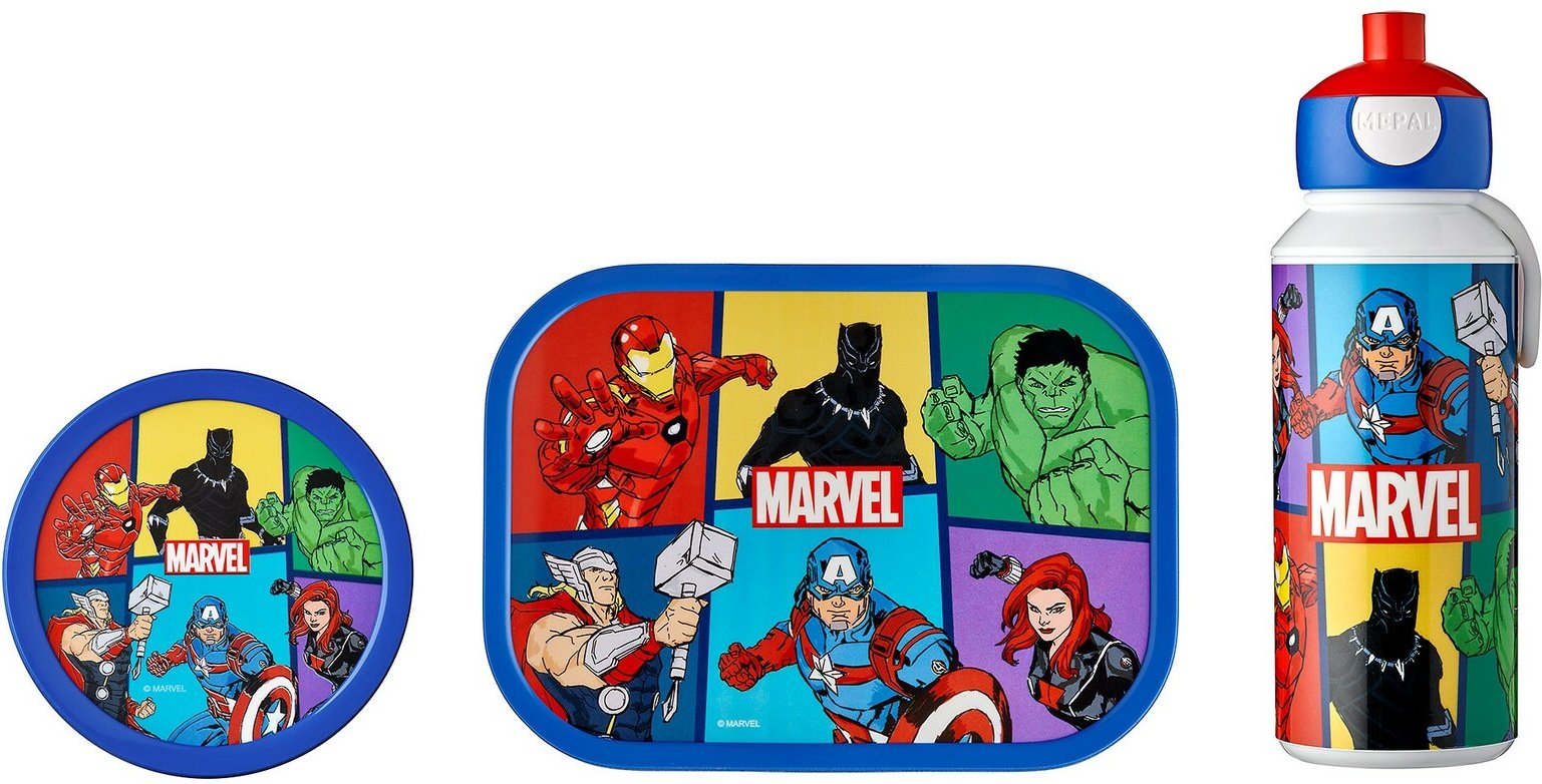 Mepal Lunchset 3-tlg. Avengers CAMPUS, Kunststoff