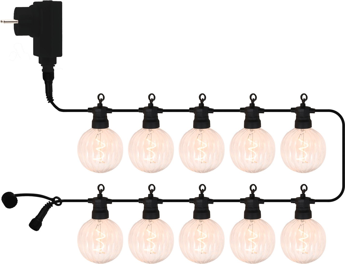 Sirius LED-Lichterkette 10er LUKE, Kunststoff