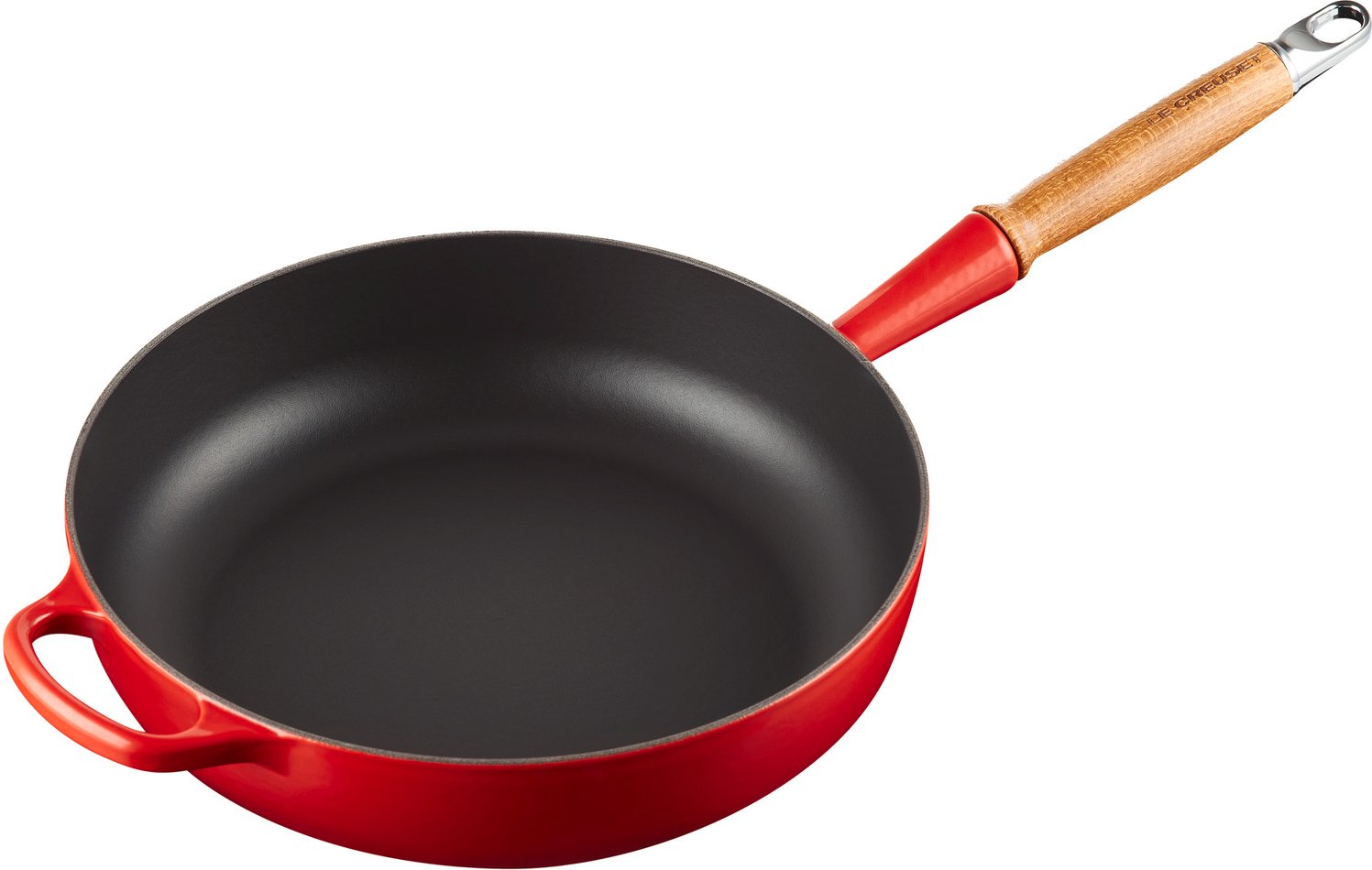 LE CREUSET Sautépfanne 28cm Kirschrot SIGNATURE, Gusseisen
