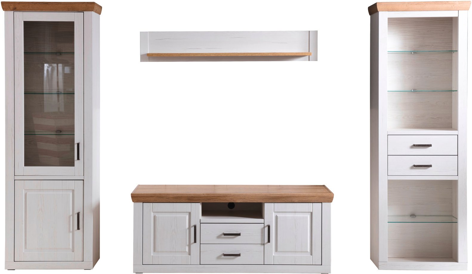 Thumbnail - Landscape Wandkombination BREGENZ, Pinie, Holznachbildung