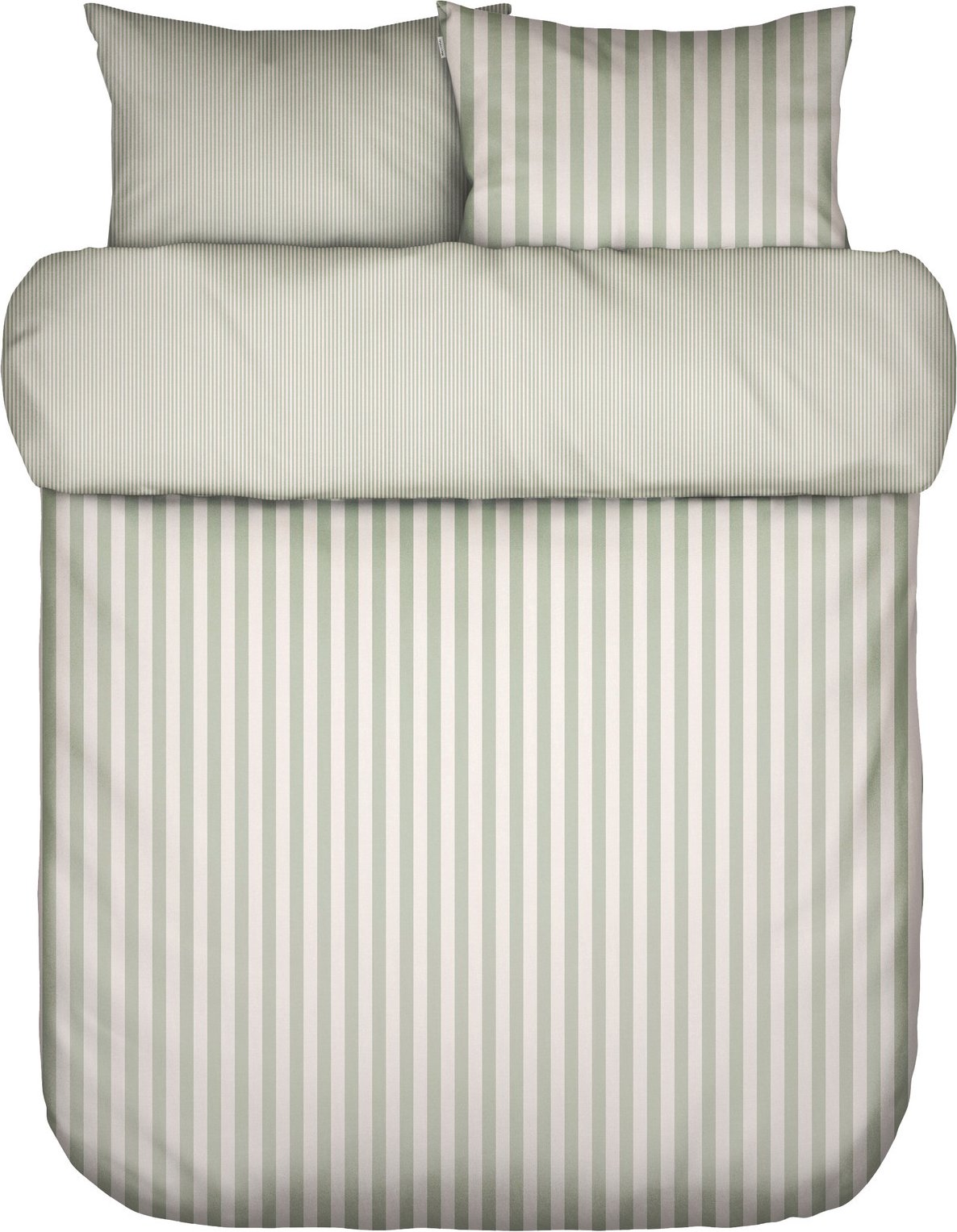 Marc O'Polo Bettwäsche 135x200cm CLASSIC STRIPE, Hellgrün,...