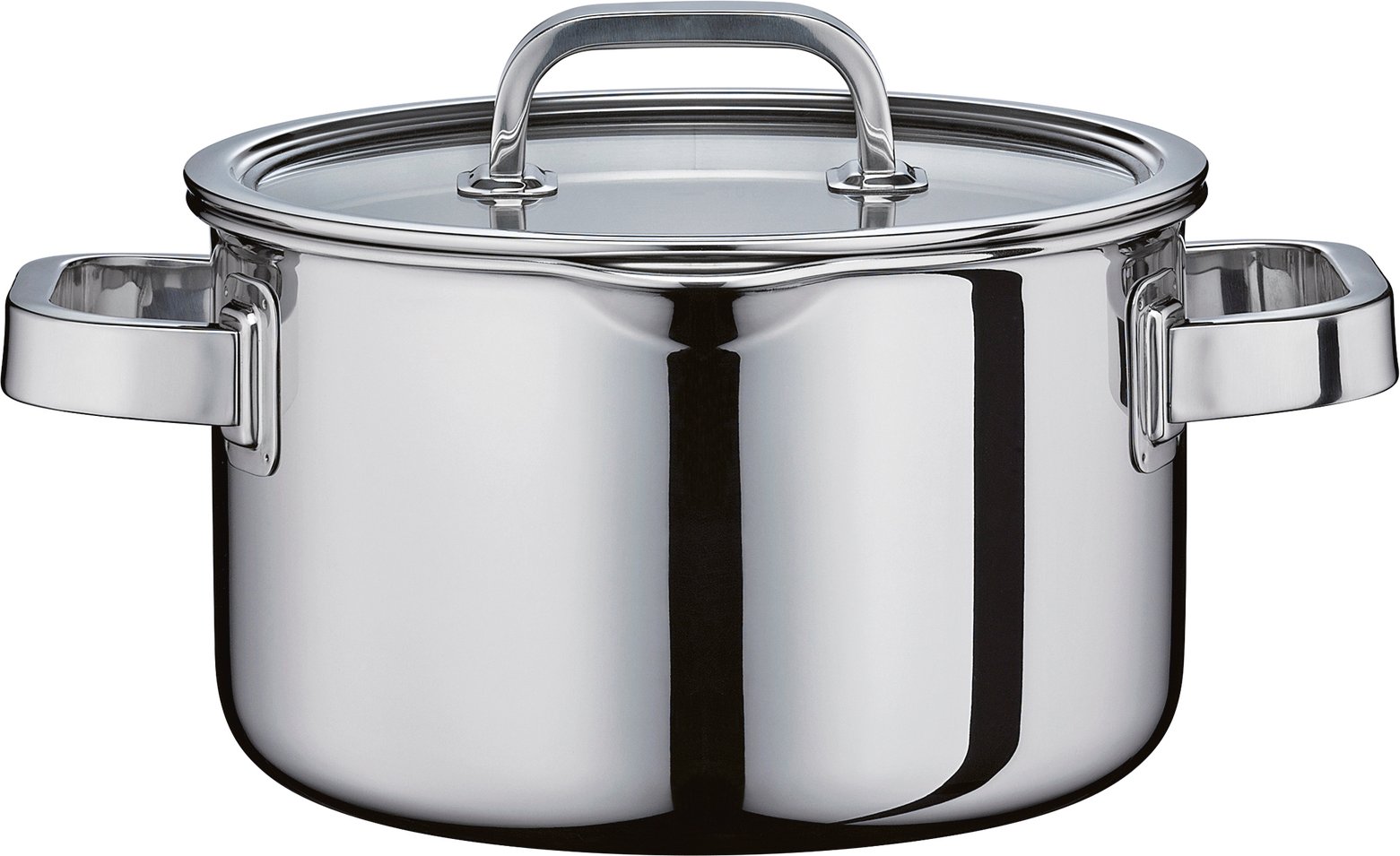 Spring Kochtopf mit Glasdeckel 3,7L FINESSE, Edelstahl