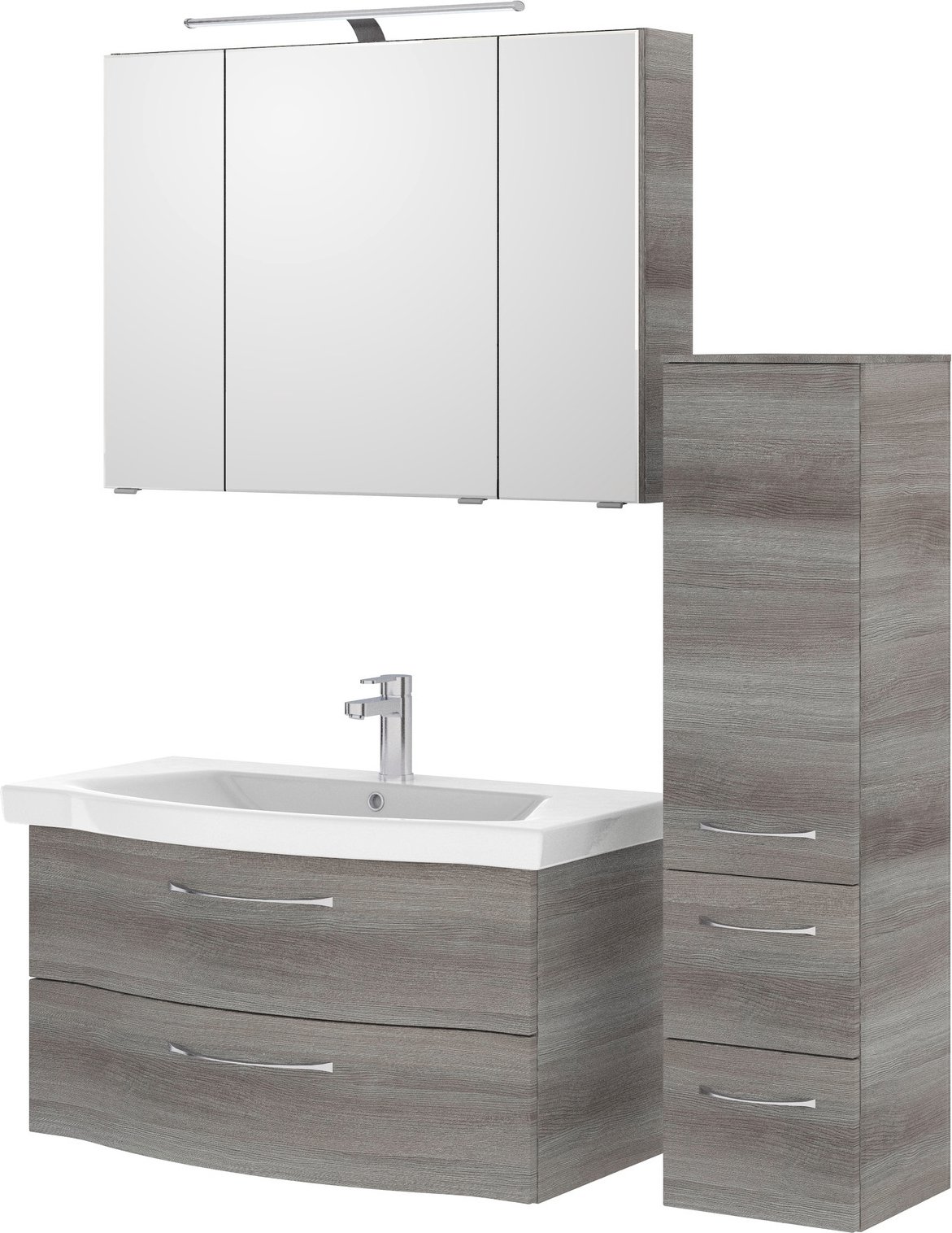 Pelipal Badblock SERIE 6005 SPRINT, Holznachbildung