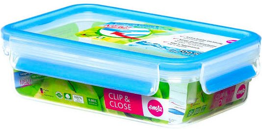 Emsa Dose CLIP & CLOSE 0,8 Liter, Kunststoff