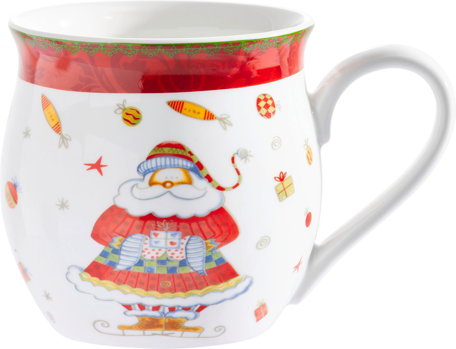 Zurbrüggen Kaffeebecher X-MAS DEKOR, Keramik