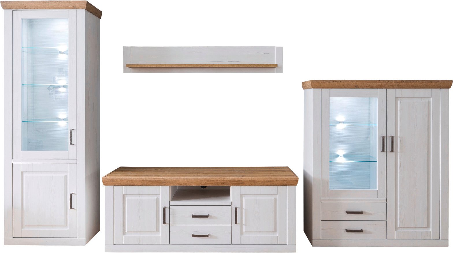 Landscape Wandkombination BREGENZ, Holznachbildung