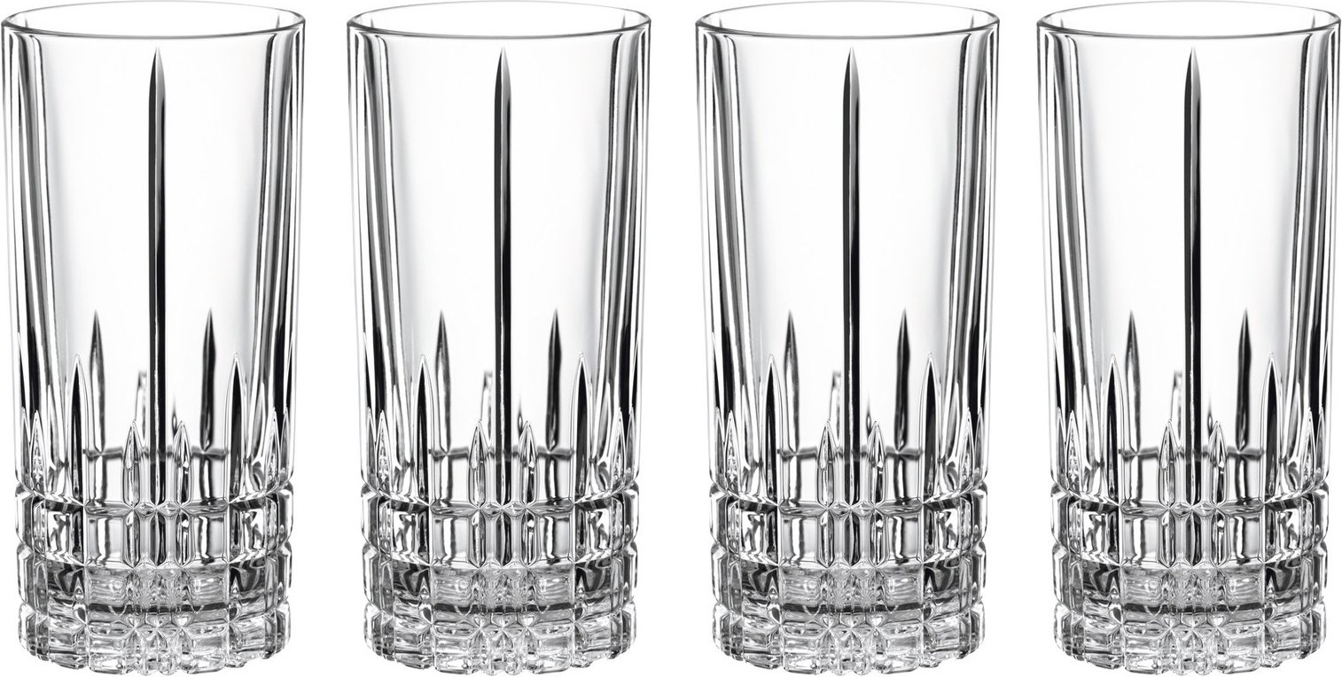 Spiegelau Longdrinkglas 4-tlg. PERFECT SERVE, Kristallglas