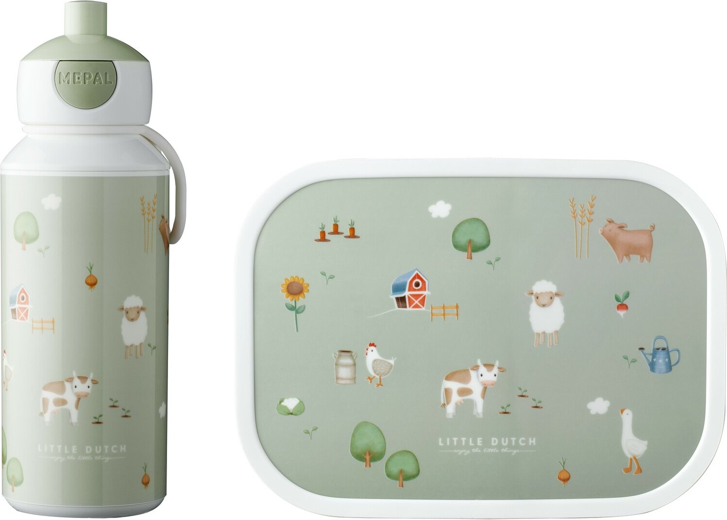 Thumbnail - Mepal Lunchset 2-tlg. Little Farm CAMPUS, Kunststoff