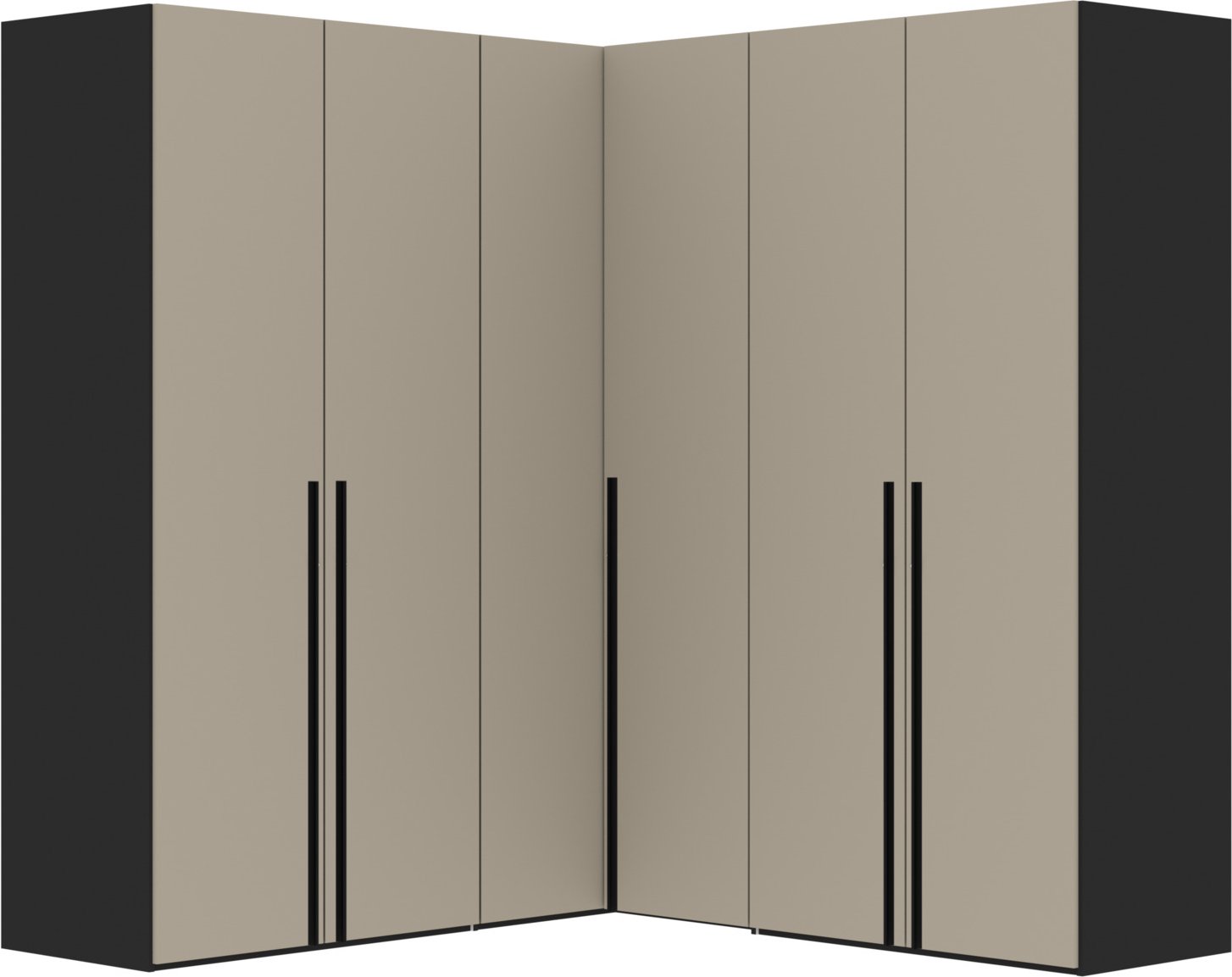 Jutzler Drehtürenschrank 6-trg. JUTZLER, Holznachbildung