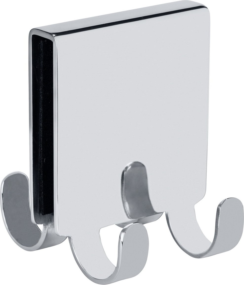 Schöner Wohnen Doppel-Duschhaken, chrom, Edelstahl