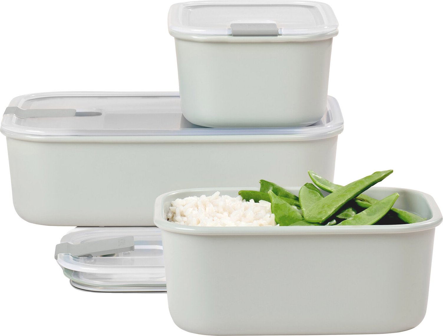 Mepal Frischhaltedosen 3-tlg. EASYCLIP, Polyproplyen