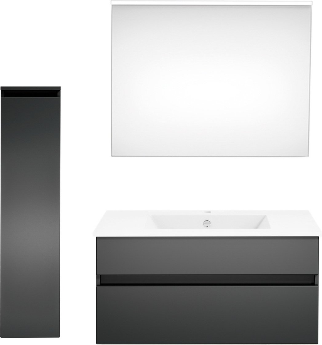 Puris Badkombination GET2YOU 21, Holznachbildung