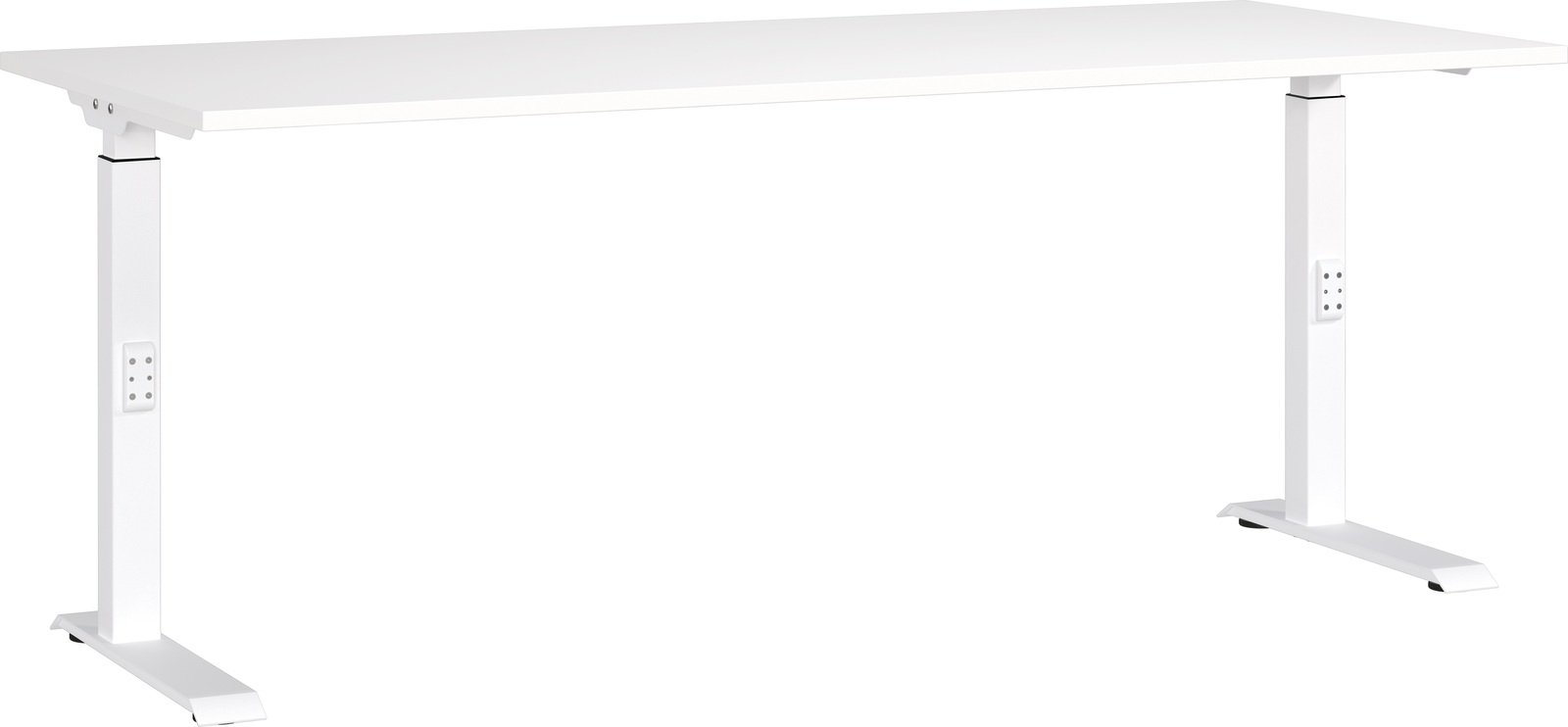 MID.YOU Schreibtisch höhenv. MAILAND, Holznachbildung