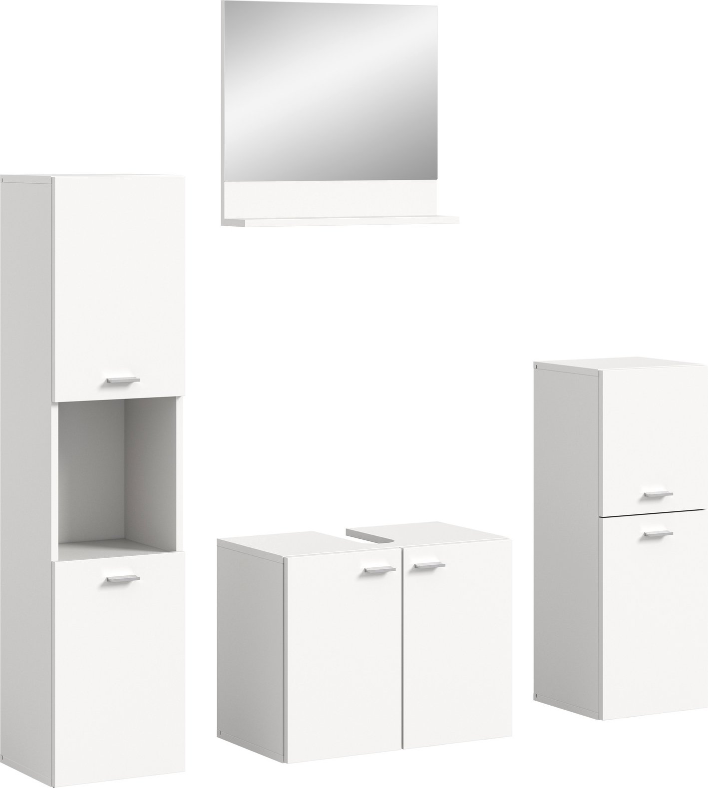 MID.YOU Badkombination BOSTON, Holznachbildung