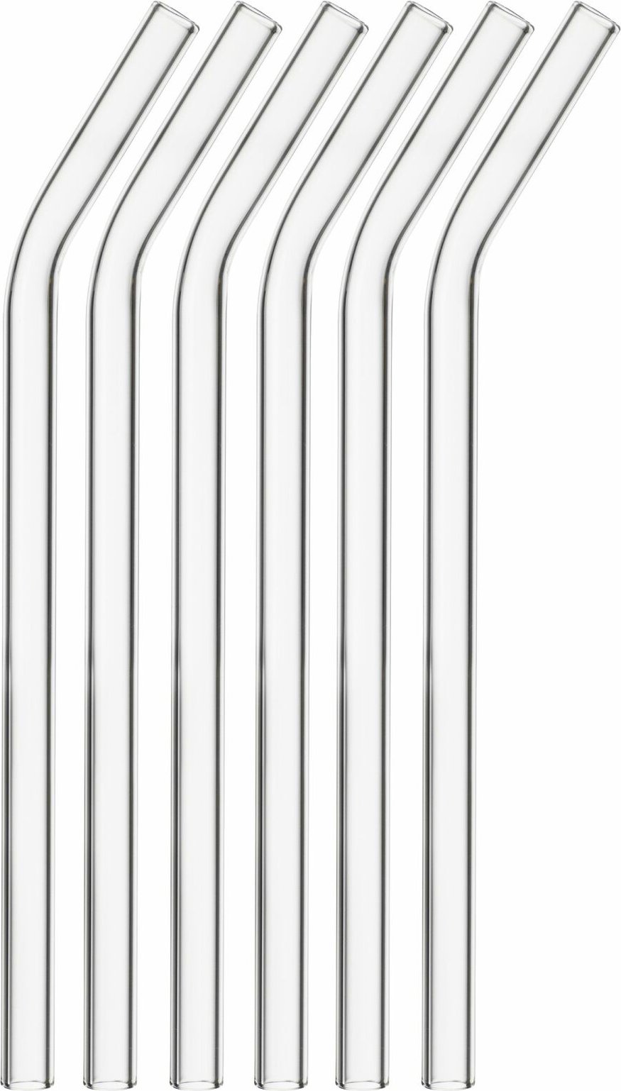 Novel Trinkhalme 6er-Set, Glas