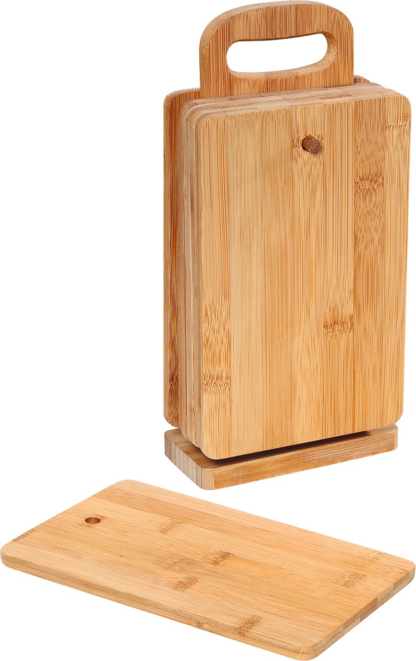 Thumbnail - Zassenhaus 6 Frühstücksbrettchen+Ständer, Holz