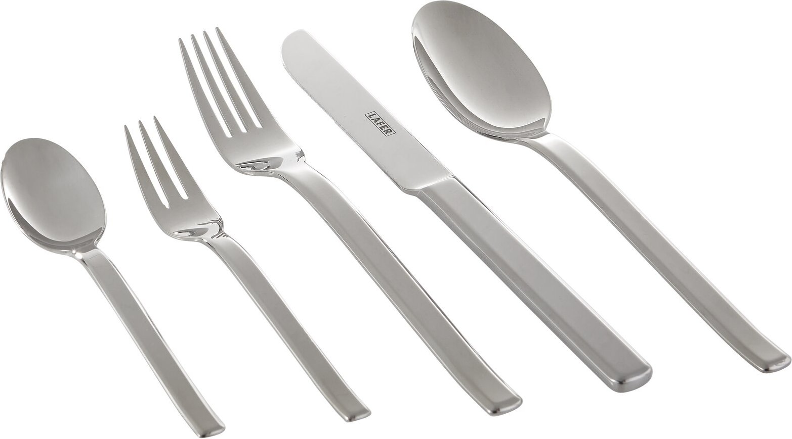 Lafer Besteckset 60-tlg. LAFER PURE, silber, Edelstahl